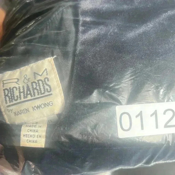 Vintage R&M Richards by Karen Kwong Beaded Dress | Size 10 |Elegant Evening Wear - Picture 6 of 6